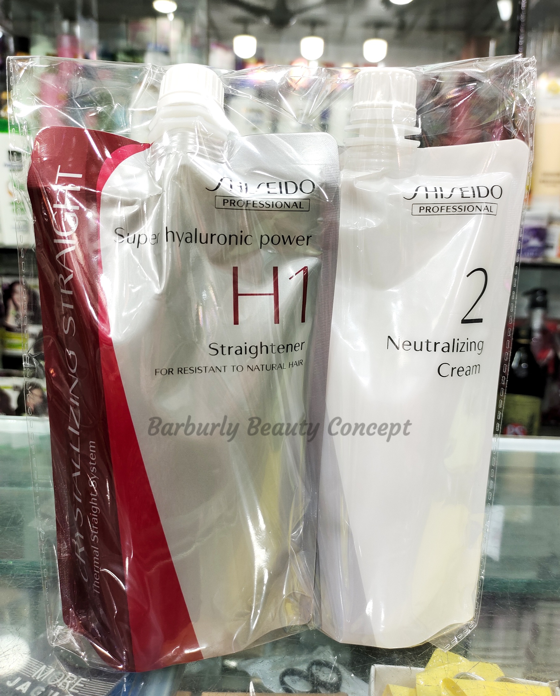 Shiseido Professional Crystallizing Straight H1 + 2 Hair Straightening Cream (For Normal Hair)