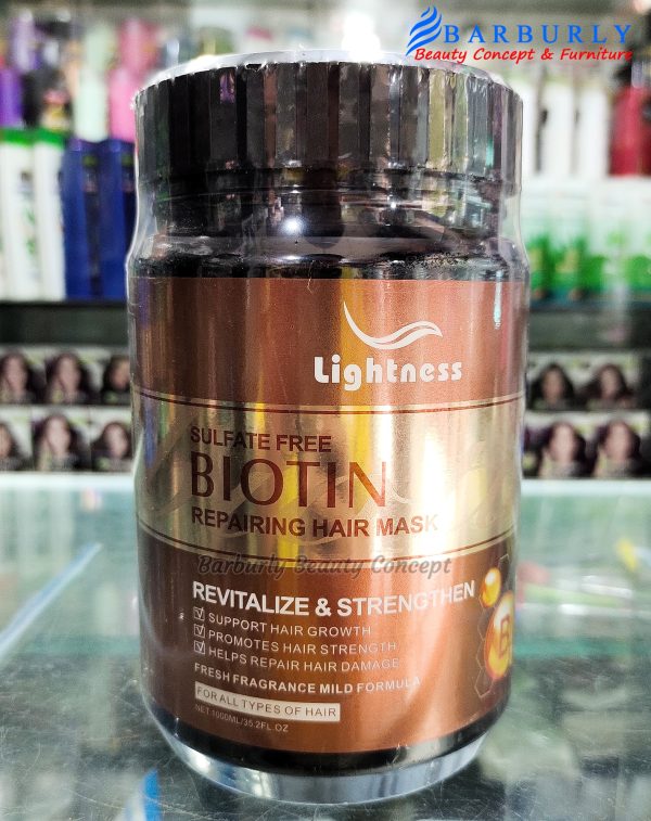 Lightness Sulphate Free Biotin Repairing Hair Mask 1000ml